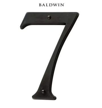 5" Baldwin "7" House Number